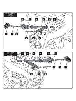 Crash pads PUIG to Yamaha YZF-R3 15-18 (black)