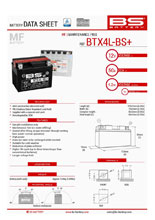 Akumulator bezobsługowy BS Battery BTX4L-BS+ [bez elektrolitu]