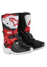 Buty cross dziecięce Alpinestars MX Tech 3S czarno-biało-czerwone