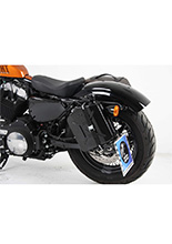 Kanister Hepco&Becker z uchwytem Cutout na lewą stronę do Harley-Davidson Sportster 883 Roadster/Iron 883/Super Low/ 8 (04-20) 4 litry czarny
