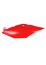Osłona boczna tylna lewa UFO do Hondy CRF 250R/RX (18-21), CRF 450R/RX (17-20) czerwona