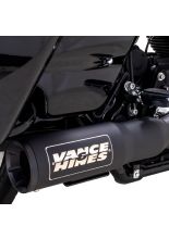 Pełny układ wydechowy Vance & Hines Hi-Output do wybranych modeli Harleya Davidsona Czarny Mat