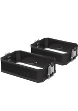 Podwyższenia kufrów Touratech Volume Booster do oryginalnych aluminiowych kufrów BMW (zestaw 2) czarne