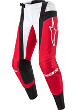 Spodnie cross Alpinestars MX Techstar Ocuri biało-czerwone