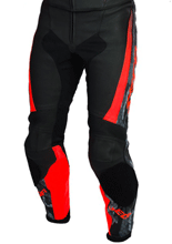 Spodnie skórzane Seca SRS II czerwone