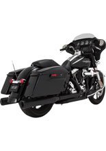 Tłumiki (Slip-On) Vance & Hines Eliminator 400 czarne końcówki do Harley Davidson FLHT/FLHTK/FLHX/FLTRX/FLTRU/FLTRK/FLHR (rocznik 99-16)