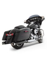 Tłumiki motocyklowe Rinehart Racing 4" do wybranych modeli Harleya Davidsona czarne/chromowane