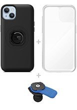 Zestaw: etui MAG na telefon iPhone 14 Plus (magnetyczne) + wodoodporny pokrowiec MAG + uchwyt kulowy Quad Lock